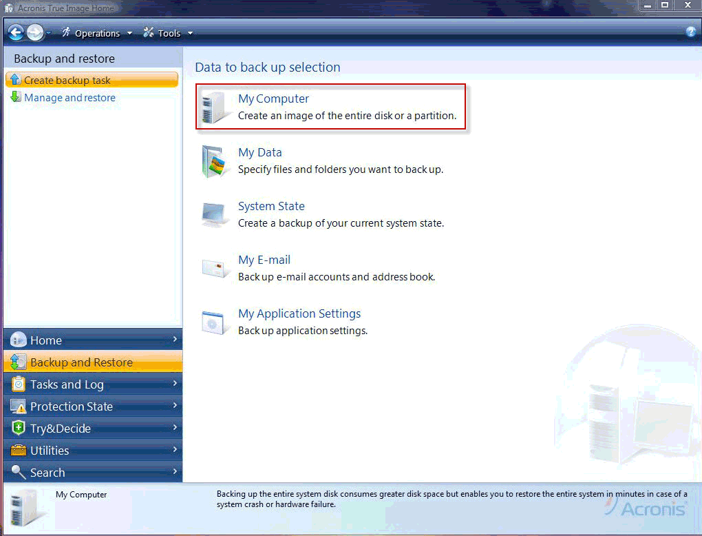 acronis true image 2009 move to new computer