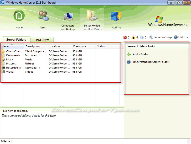 Server folders. Windows Home Server 2011. Сервер 2011. WHS 2011.