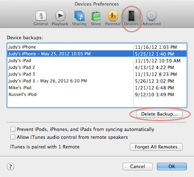 iphone backup date wrong