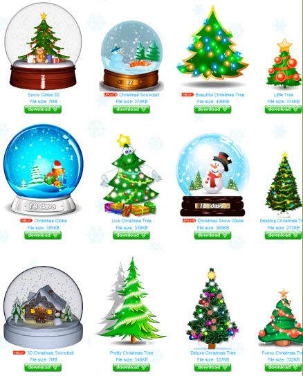 Decorate your Desktop with animated Xmas trees & globes | Daves Computer  Tips