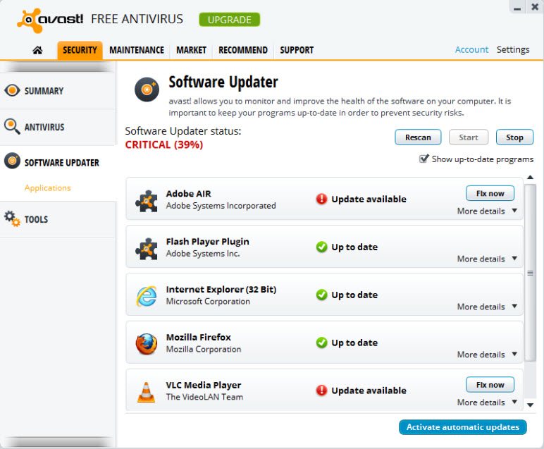 avast removal tool for windows 7