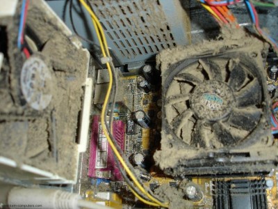 Dust Build-Up in Computer