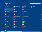 New Windows 8.1 app screen.