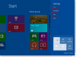 Updated Windows 8.1 settings menu. Start?