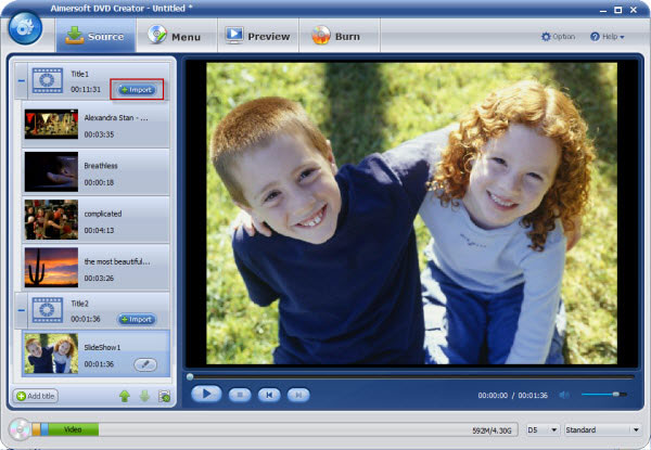 Aimersoft Dvd Creator For Mac