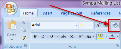 how to get rid of source formatting in word