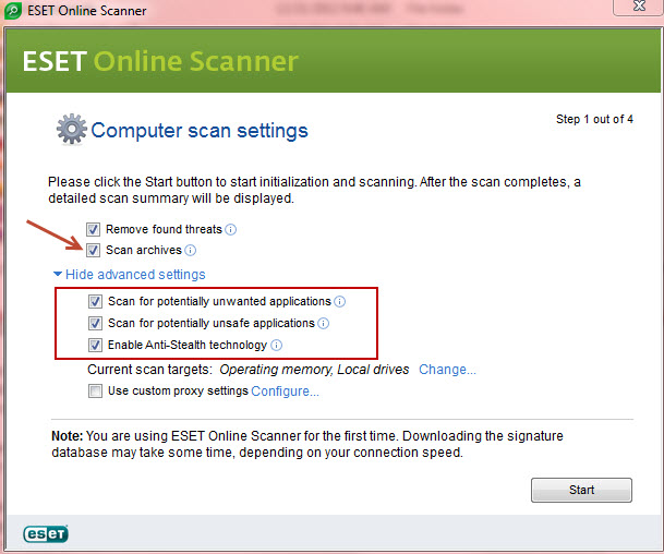 download ESET Online Scanner 3.6.6