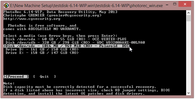 photorec testdisk windows