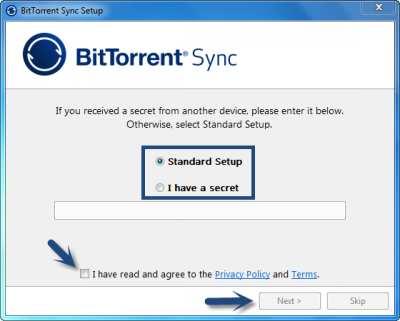 synology bittorrent sync cannot start