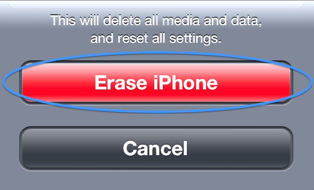 how to erase old iphone