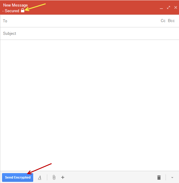 making a file secure on gmail