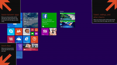 windows 8 start