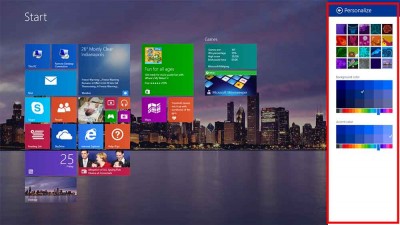 personalize windows 8.1