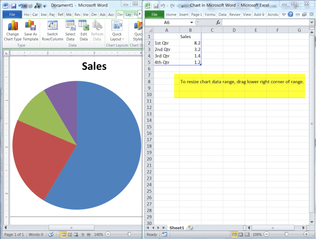 How To Insert Chart In Word