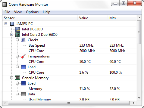 Hardware monitor на русском