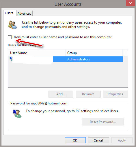 How To Bypass The Log On Screen In Windows 8 | Daves Computer Tips