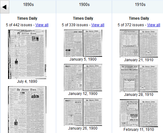 google news archive - decades
