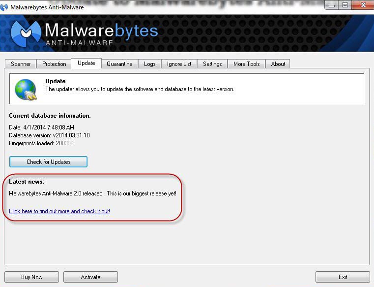 free version malwarebytes