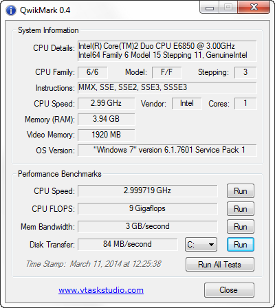 benchmark my pc