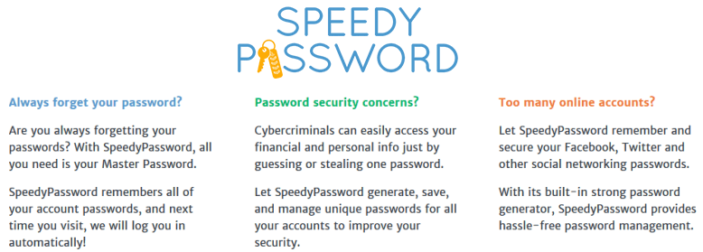 speedy password-banner