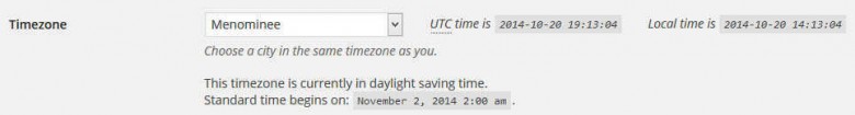 wordpress-time-zone-settings