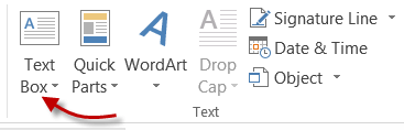 linking text boxes in word 2013