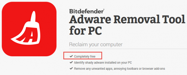 bitdefender adware removal tool free edition
