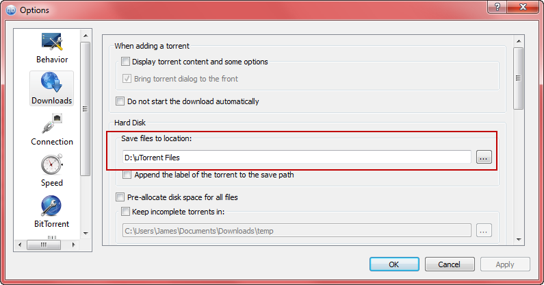 utorrent download not starting