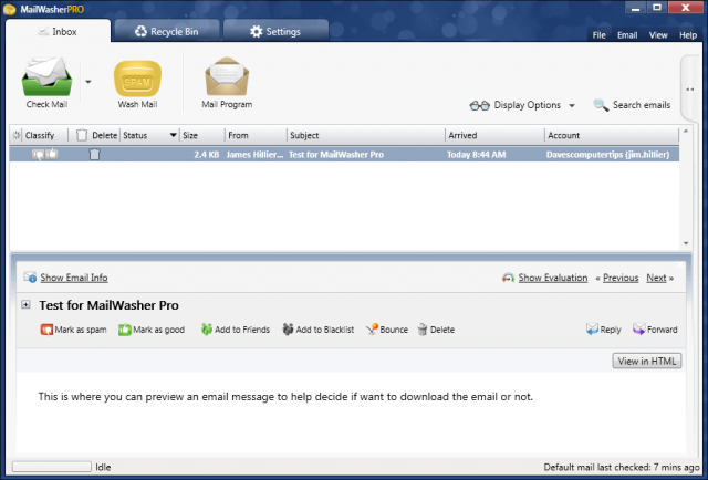 free downloads MailWasher Pro 7.12.157