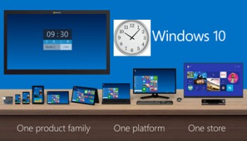 does Windows 10 have a analog clock feature