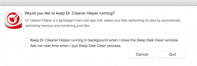 dr cleaner mac app