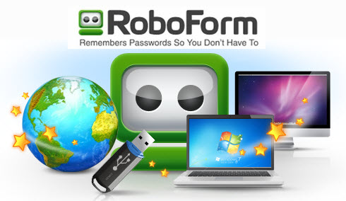 move roboform extension in chrome to top of page