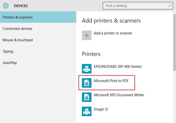 microsoft print to pdf corrupted