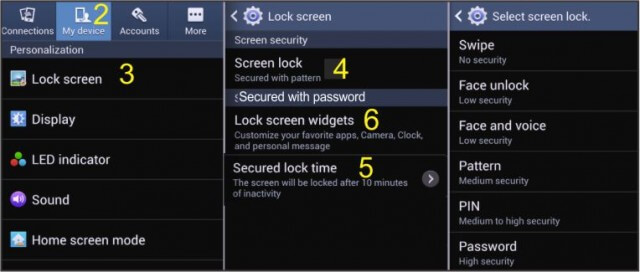 samsung lock