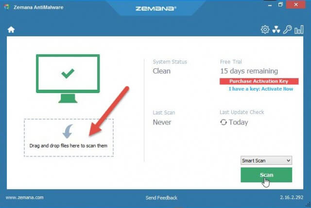 zemana antimalware free scan