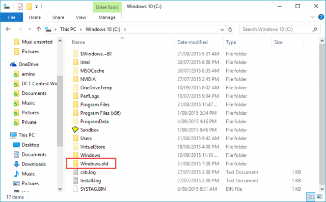 windows restore large deleted folder