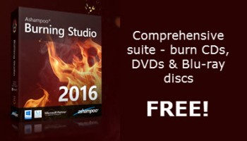 ashampoo burning studio free 2016