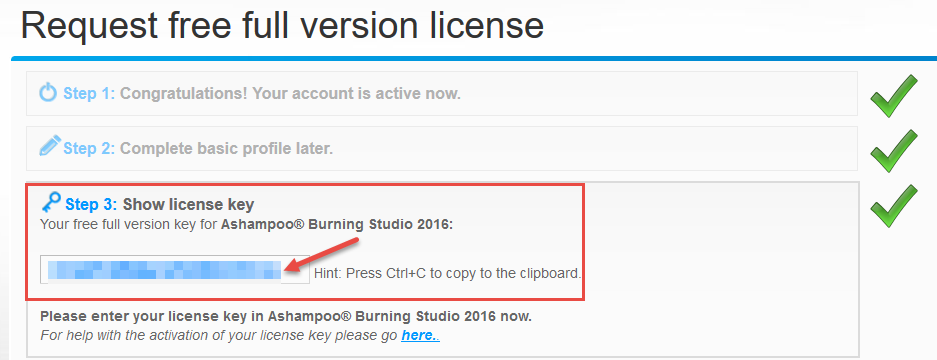 ashampoo burning studio 19 free license key