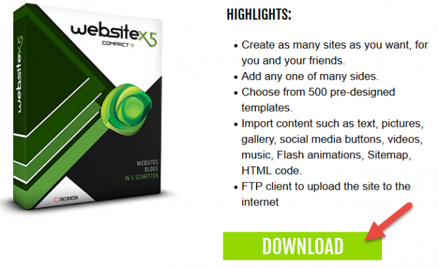 websitex5-download