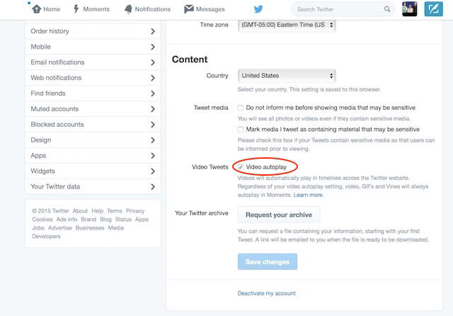 How to Turn Off Video Autoplay in Twitter | Daves Computer Tips