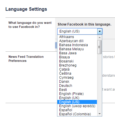 Translate from english to bahasa malaysia