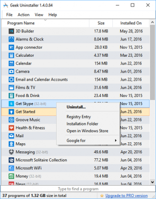 uninstall programs geek uninstaller