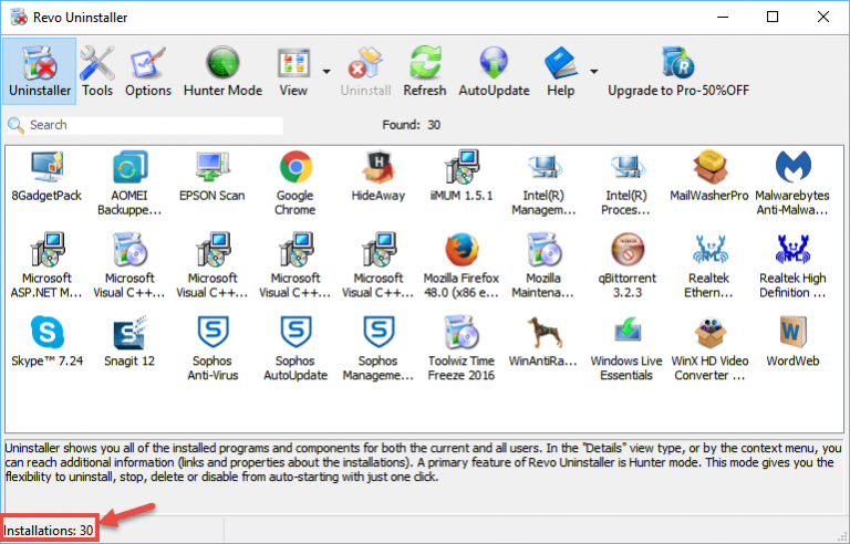 New Revo Uninstaller Free Now Supports 64-bit Applications | Daves ...