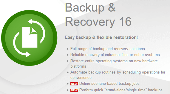 paragon backup and recovery 16