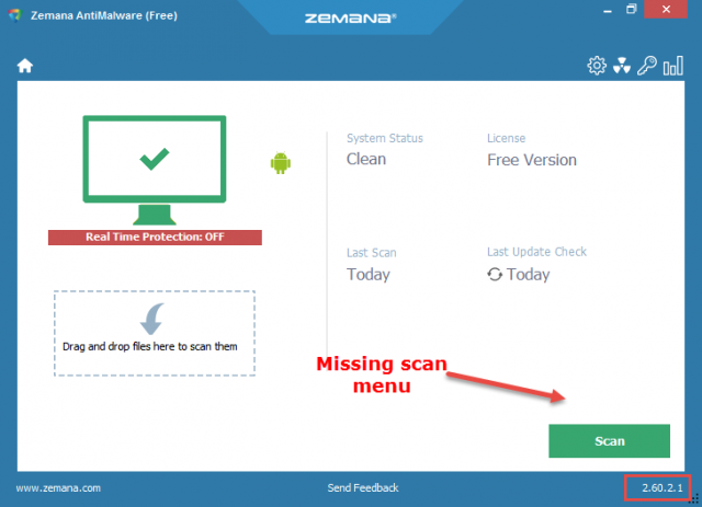 zemana-2-60-missing-scan-options