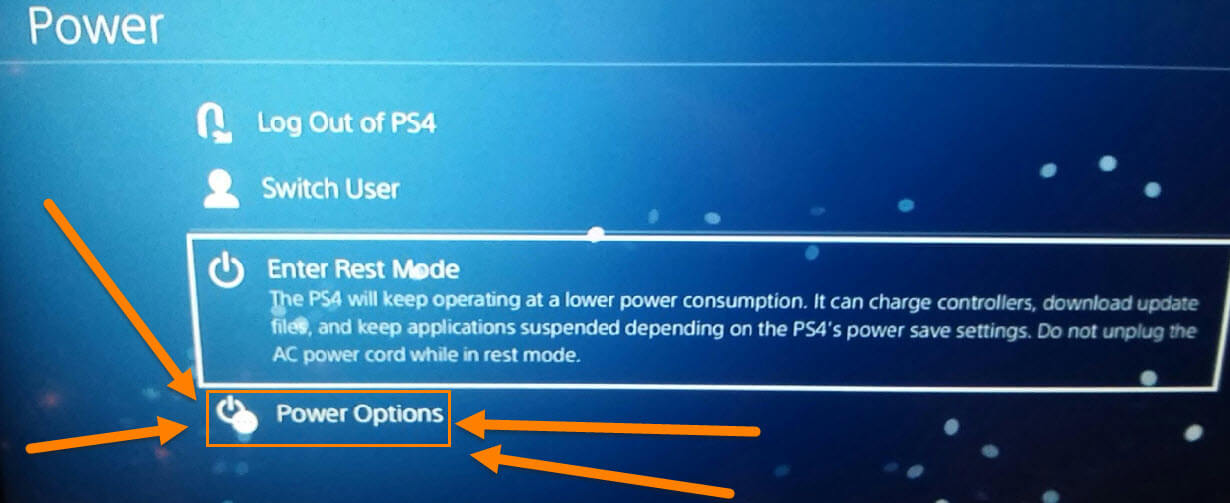 how to power off playstation 4