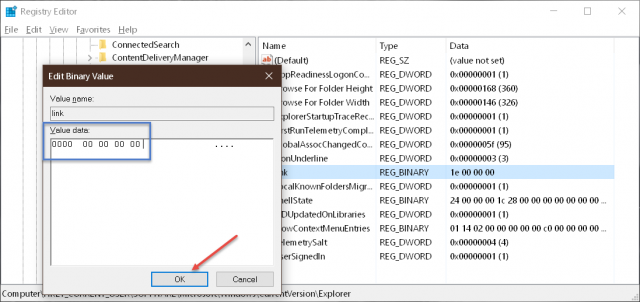 regedit-explorer-link-data
