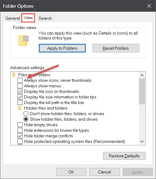 folder-options-window
