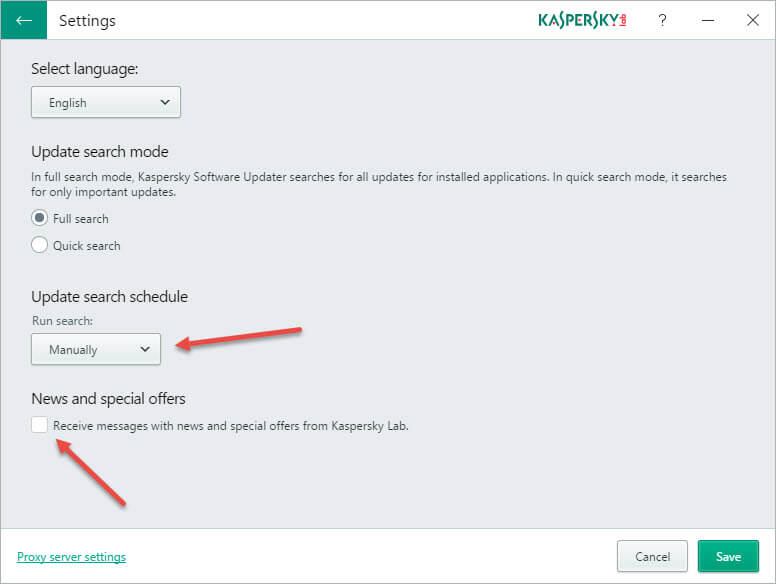 kaspersky-software-updater-settings