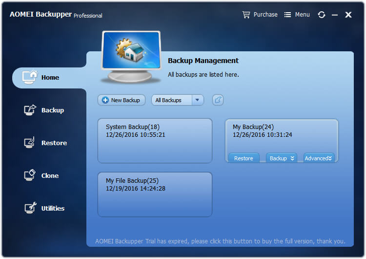 download the new version for ios AOMEI Backupper Professional 7.3.0